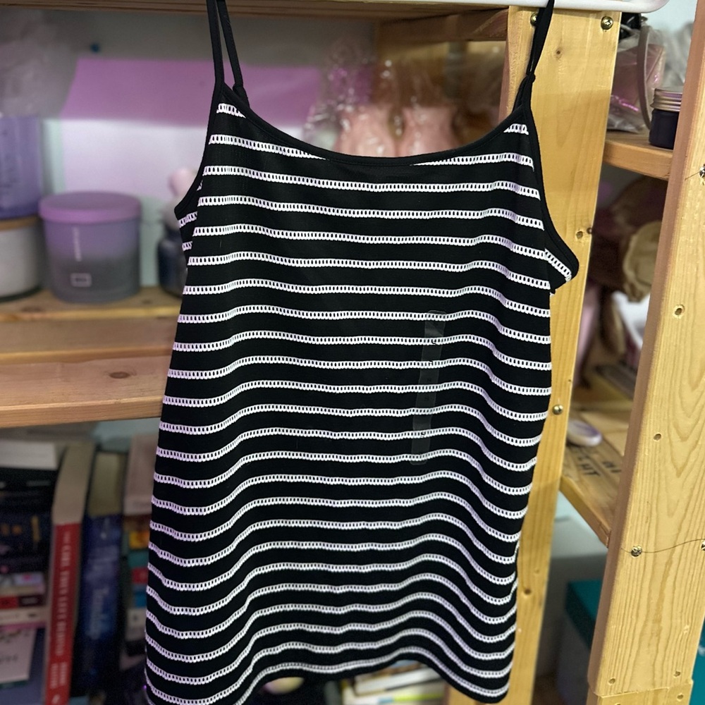 Loft Outlet NWT black & White Tank Sz S